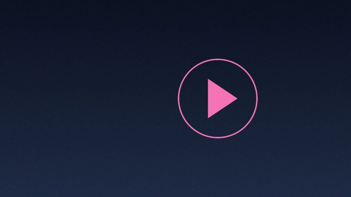 Ilustrasi tombol putar untuk video TikTok