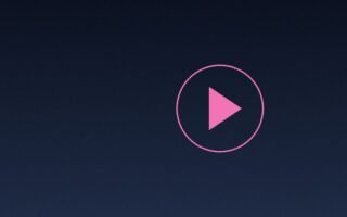 Ilustrasi tombol putar untuk video TikTok