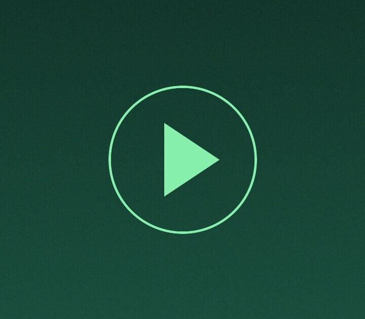 Ilustrasi tombol putar video vertikal