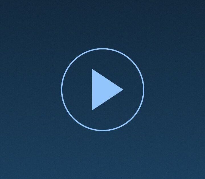 Ilustrasi tombol putar video vertikal